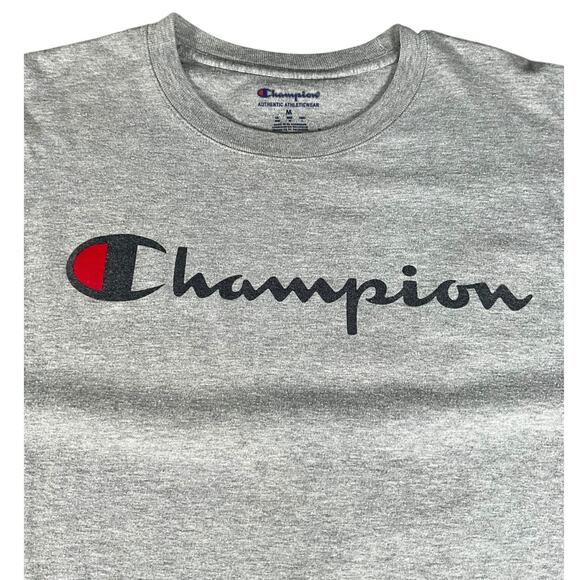 Champion Set of 3 T-Shirts Size Medium Heather Gray Mens Casual Active Sports - Picture 8 of 9